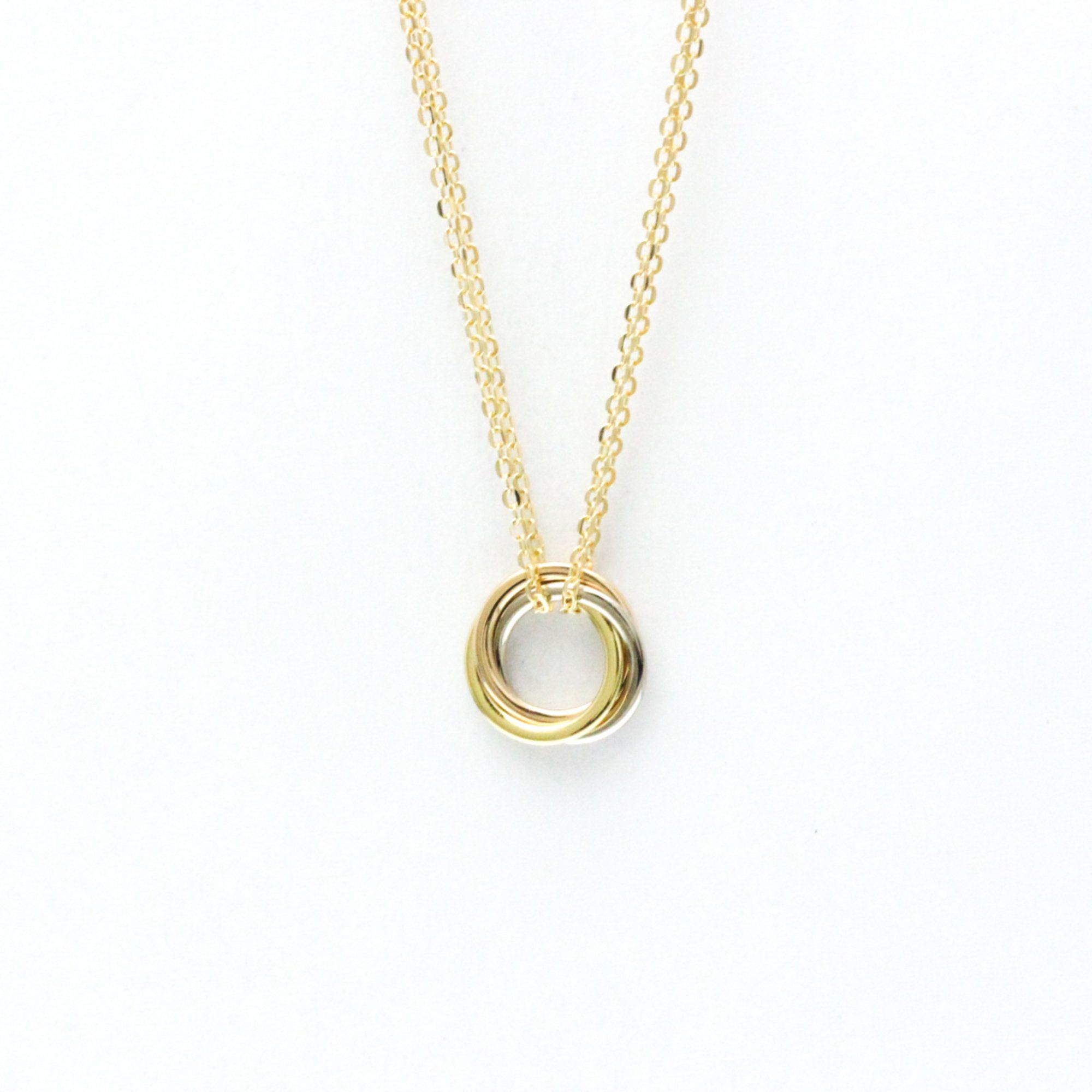 Cartier Trinity Necklace Mini Model B7224816 Pink Gold (18K),White Gold (18K),Yellow Gold (18K) No S