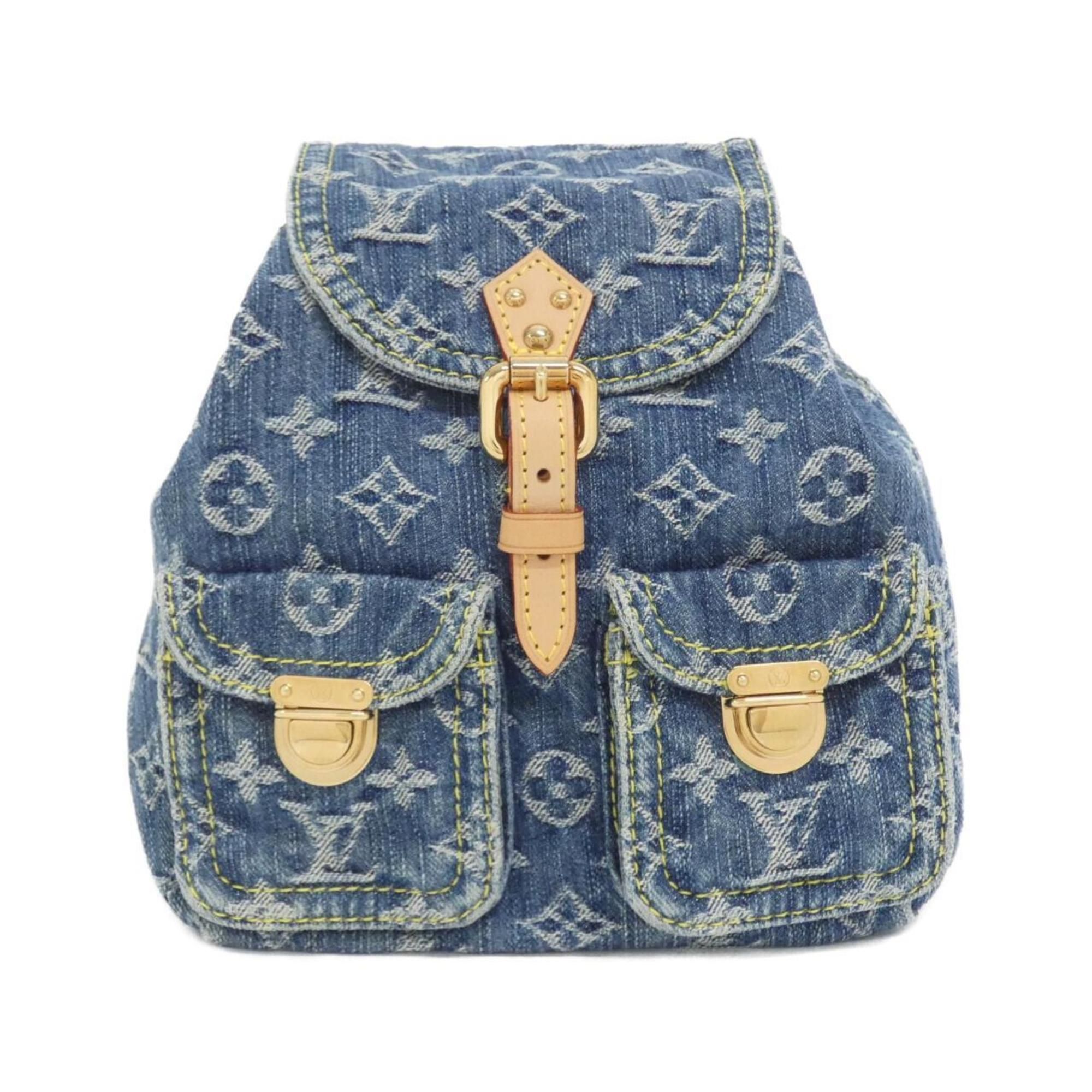 Louis Vuitton Monogram Denim Sac Ado PM Backpack M95057