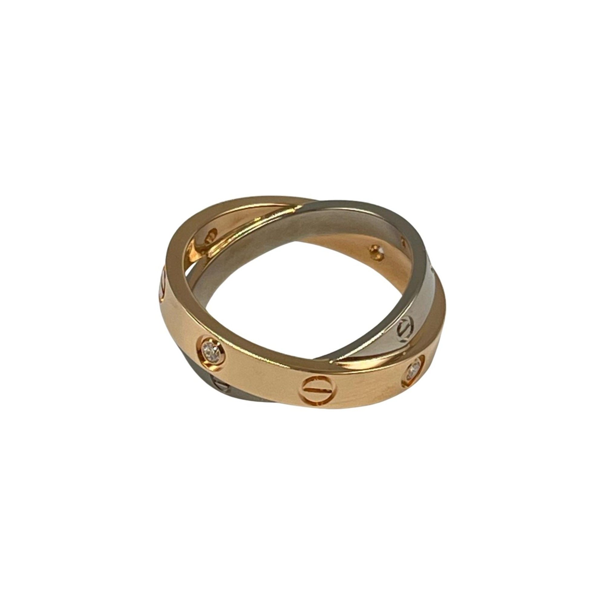Cartier Be Love Ring, 18K White Gold, Pink Diamond, Women's
