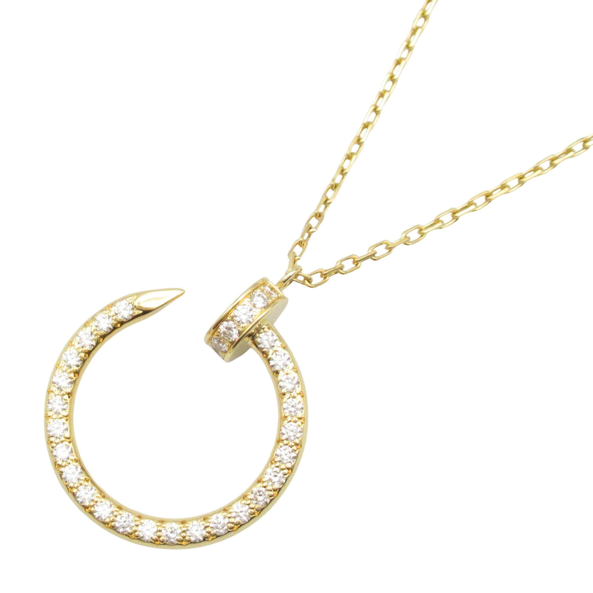 Cartier Juste un Clou Diamond Necklace, 18K Yellow Gold with Diamonds, Clear, for Women