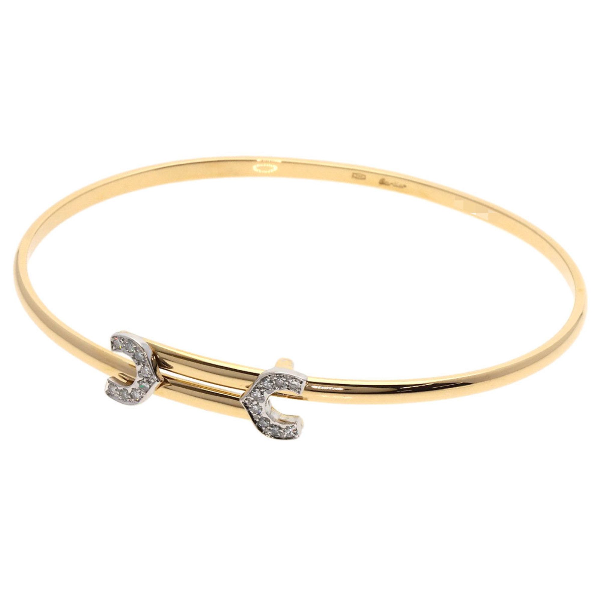 Cartier 2C Diamond Bracelet in 18K Yellow Gold for Women