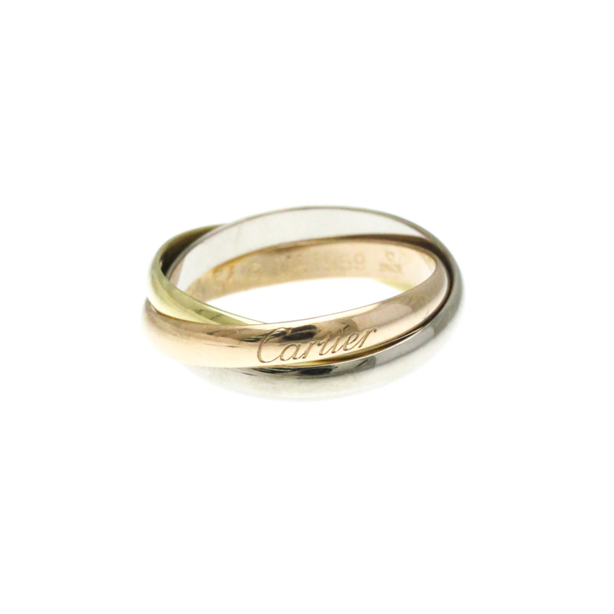 Cartier Trinity Gold Fashion No Stone Band Ring Pink Gold,Silver,Yellow Gold