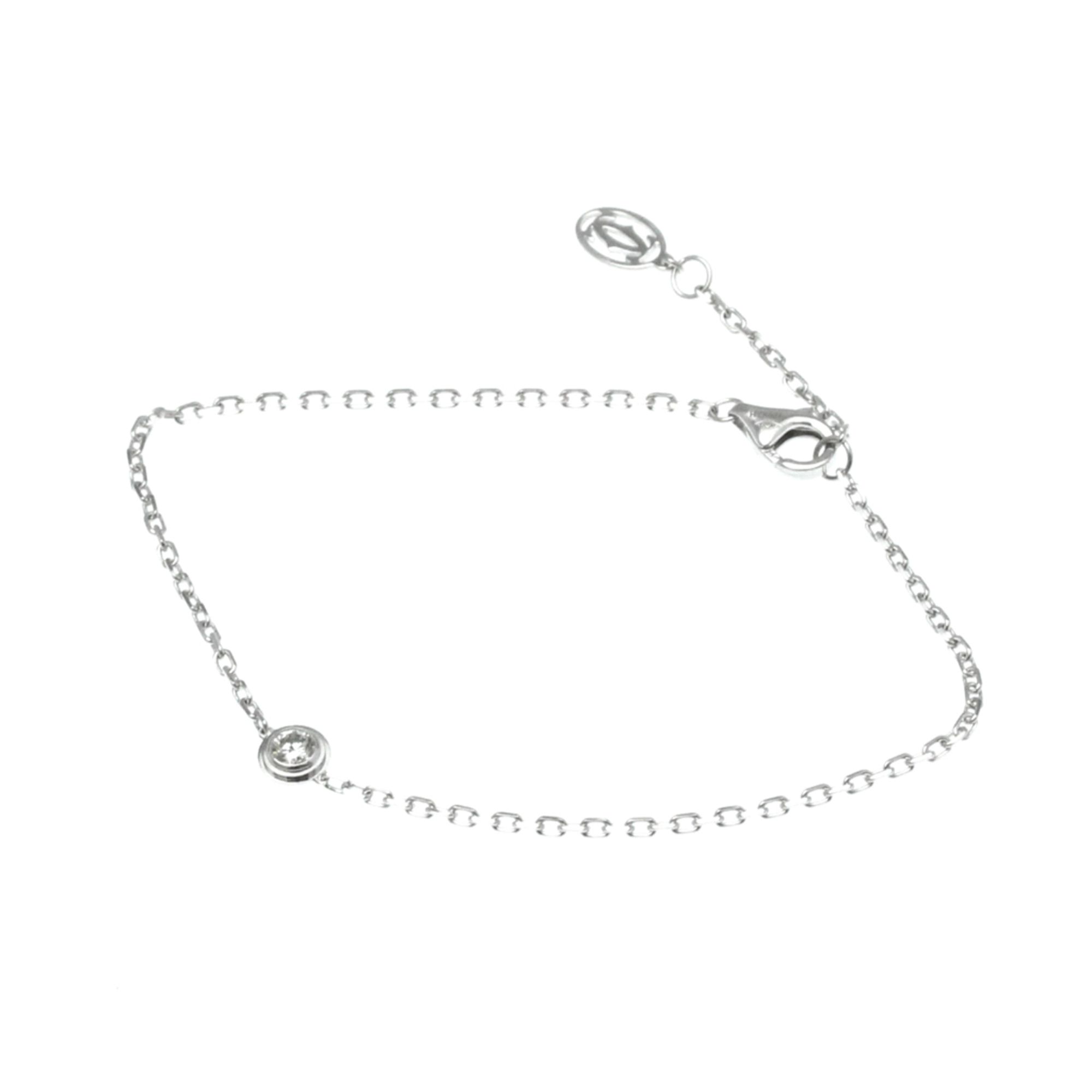 Cartier Diamants Légers De Cartier B6063117 White Gold (18K) Diamond Charm Bracelet Carat/0.13 Silve