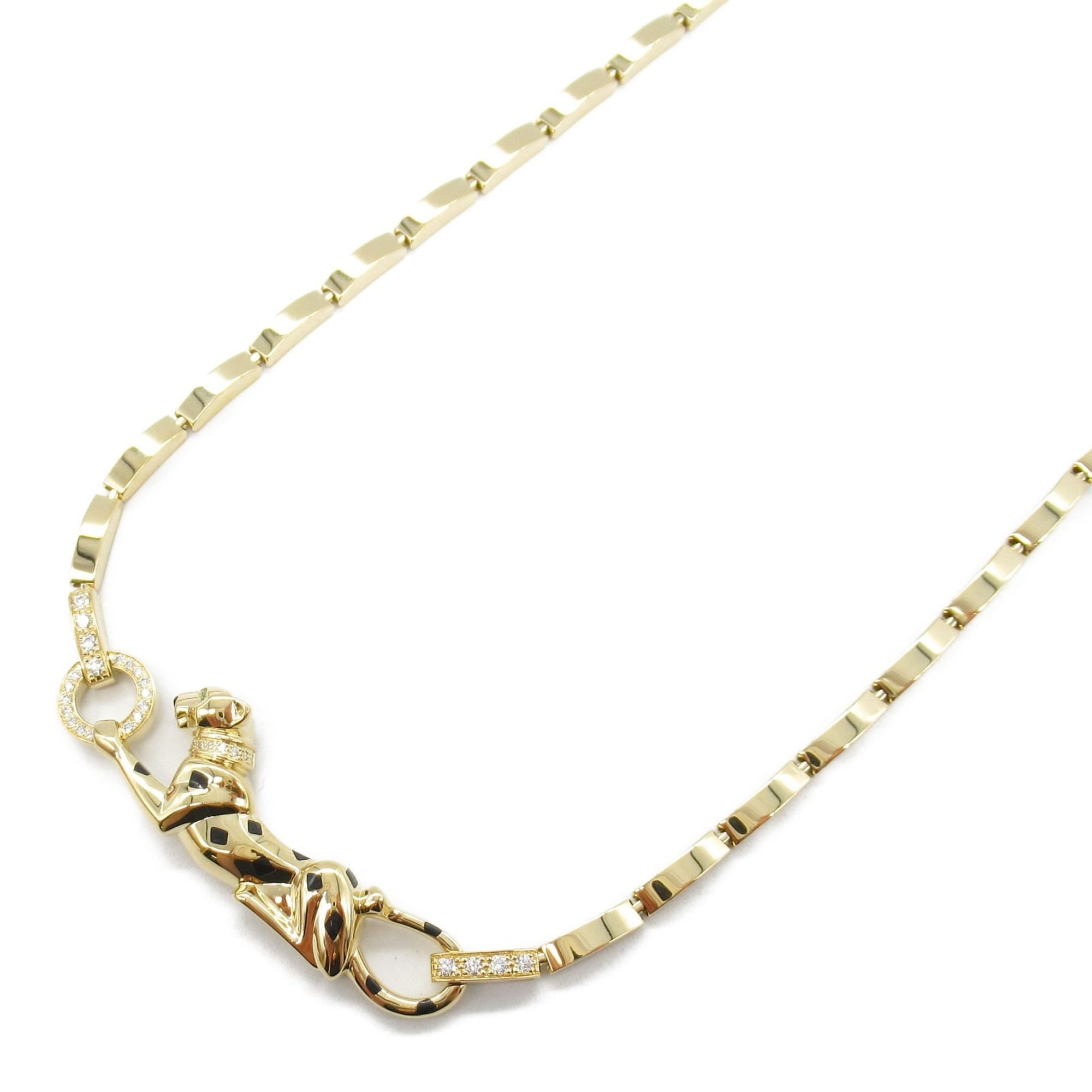Cartier Panthère de Diamond Necklace, 18K Yellow Gold, Clear Diamond, Women's, 7059200
