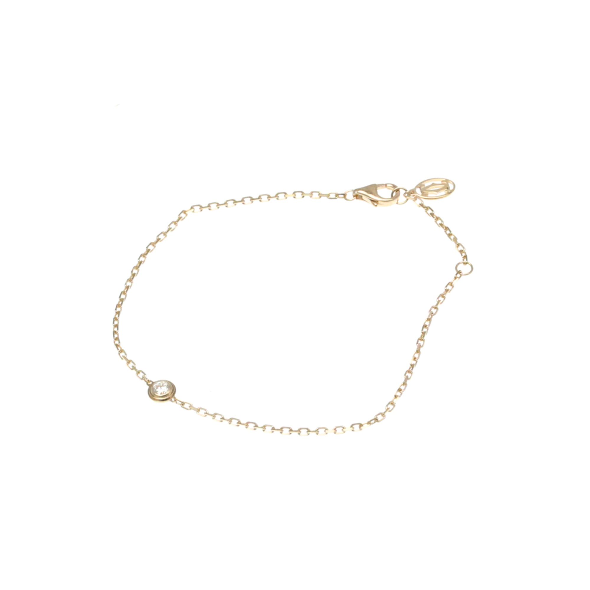 Cartier Diamants Légers De Cartier B6063117 Pink Gold (18K) Diamond Charm Bracelet Carat/0.13 Pink G