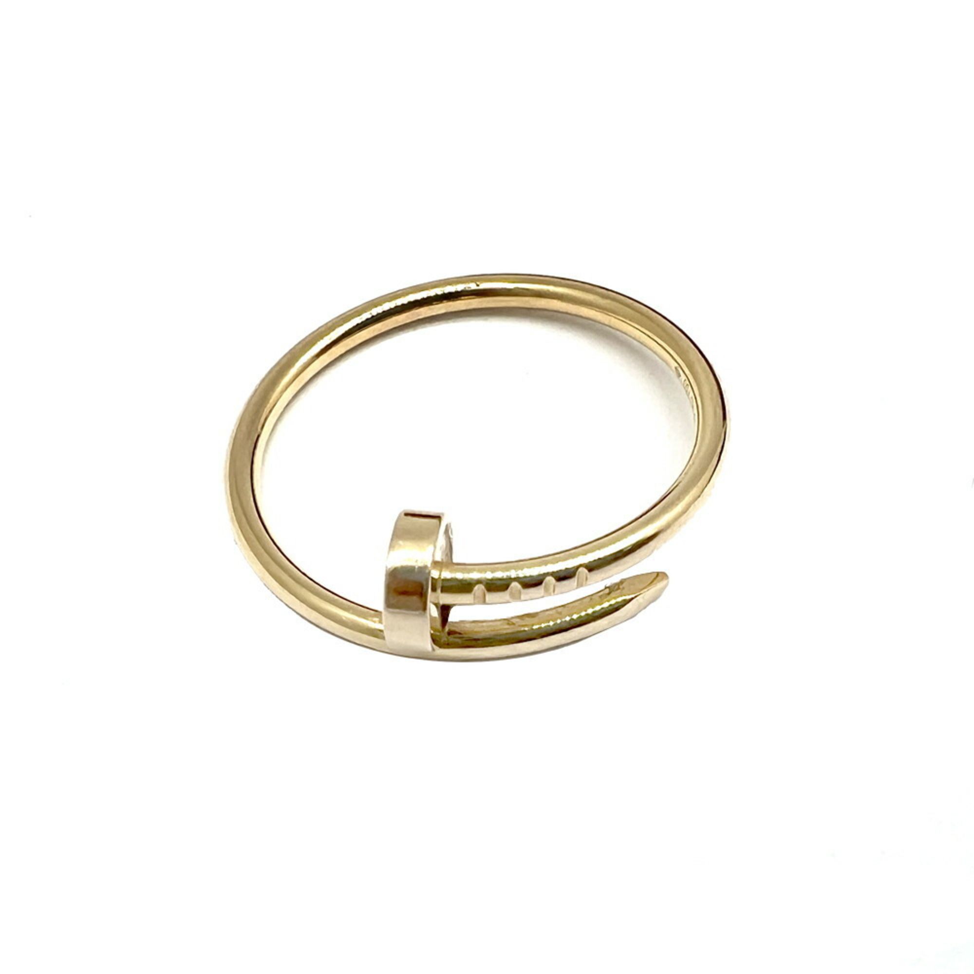 Cartier Juste un Clou Ring Small Model K18PG Pink Gold 750 #64 Approx. Men's Women's