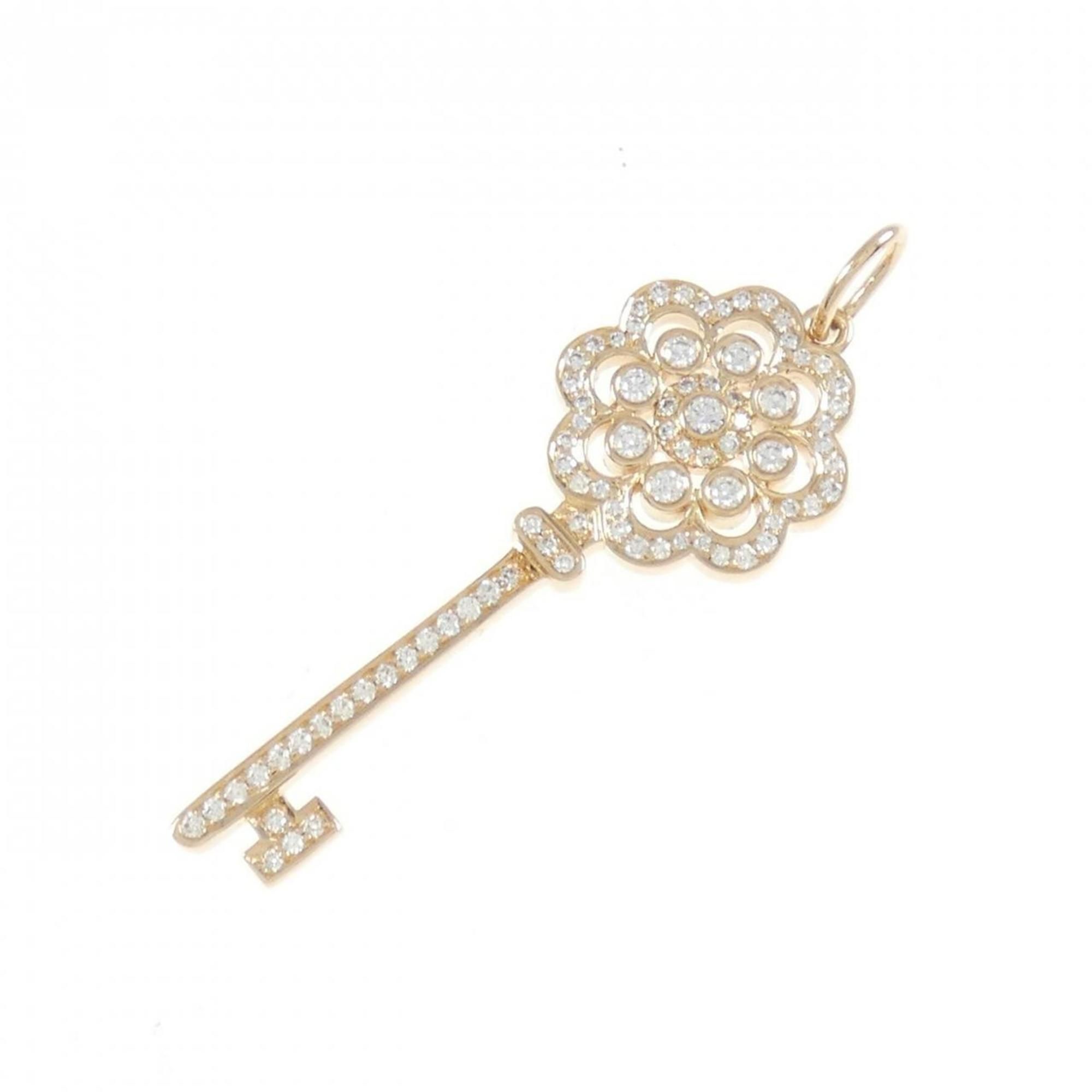 Tiffany Rose Key Pendant