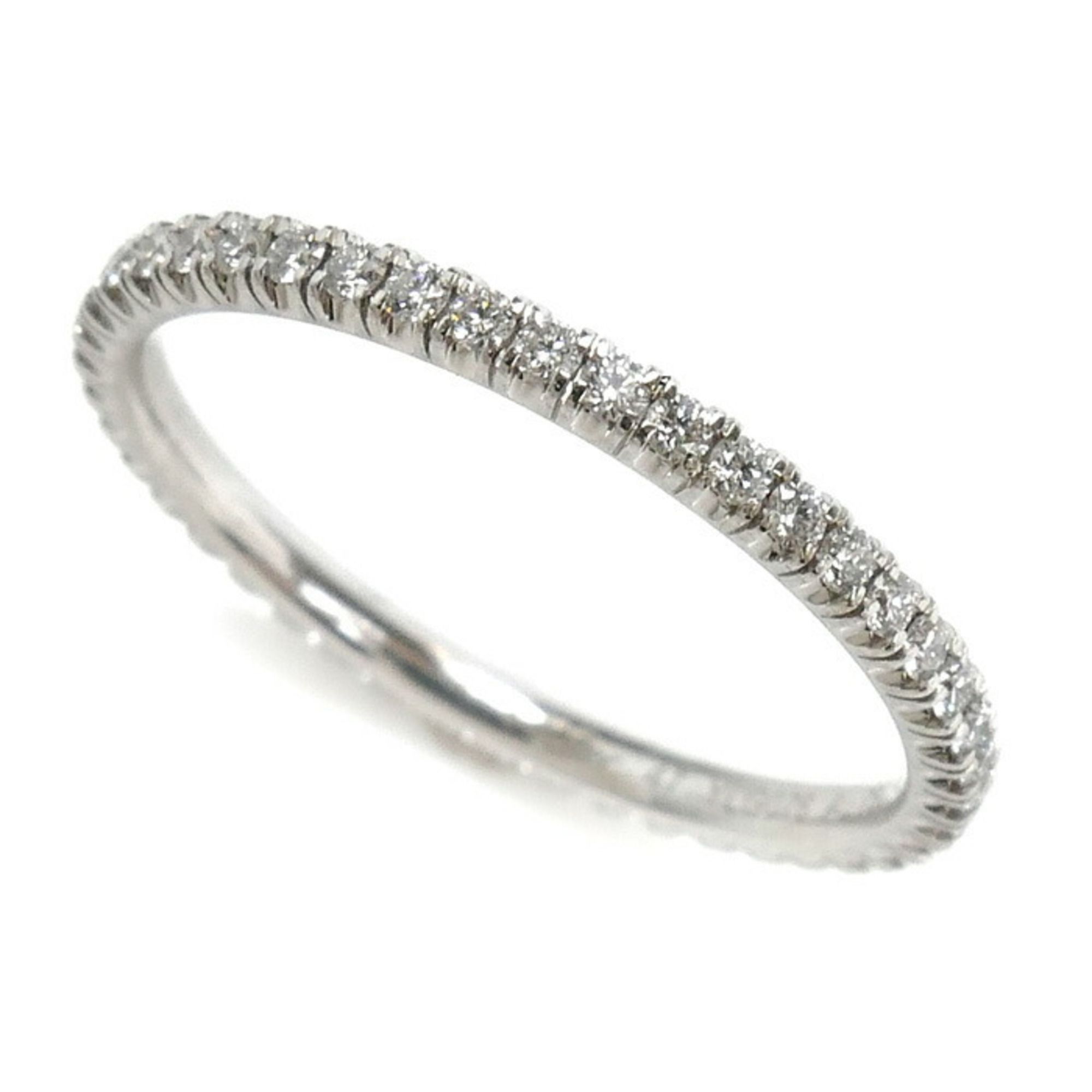 CARTIER 18KWG White Gold Etincelle de Cartier Full Eternity Ring B4210447 Diamond Size 7 47 1.1g Wom