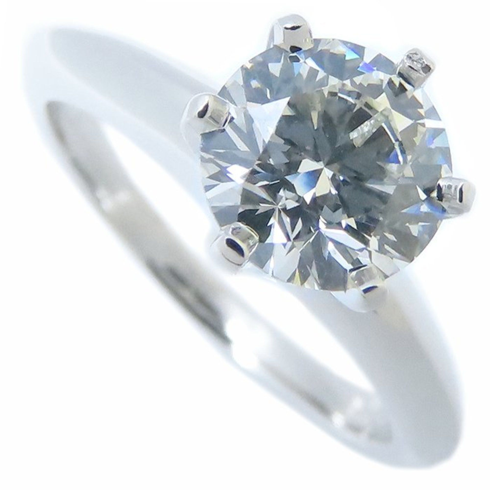 TIFFANY&Co. Tiffany Solitaire Ring, Single Diamond 1.30ct I.VS1.3Excellent, Pt950 Platinum 293989