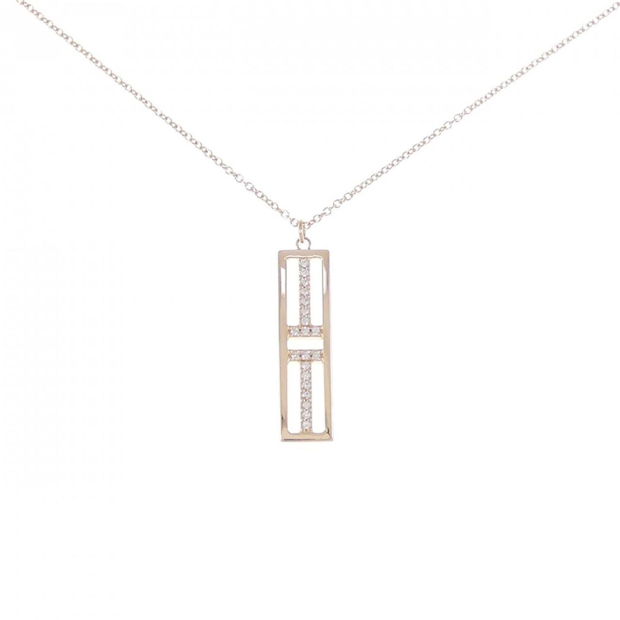 Tiffany T Two Open Vertical Bar Necklace