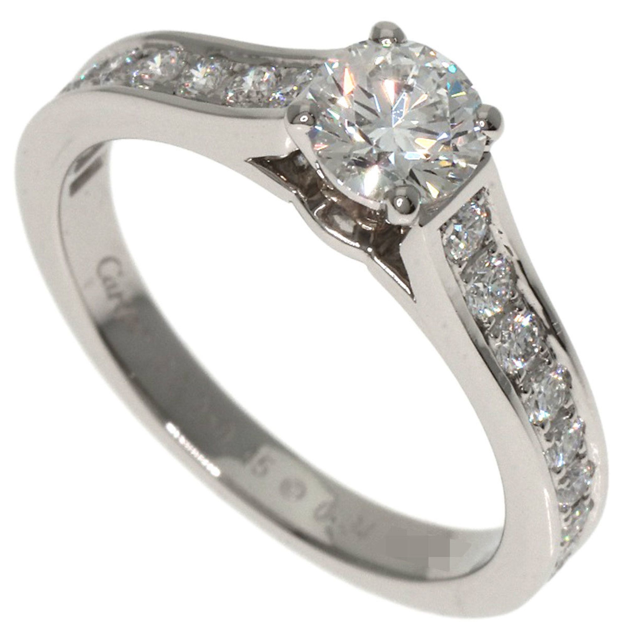 Cartier 1895 Solitaire Diamond #45 Ring in Platinum PT950 for Women