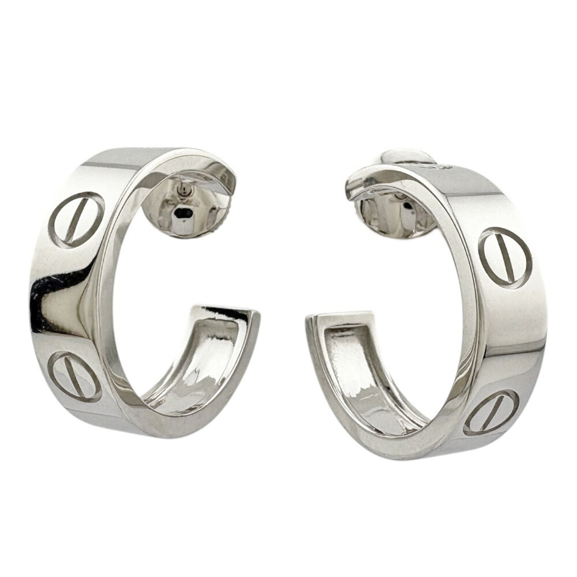 Cartier Love Earrings, 18K, Unisex