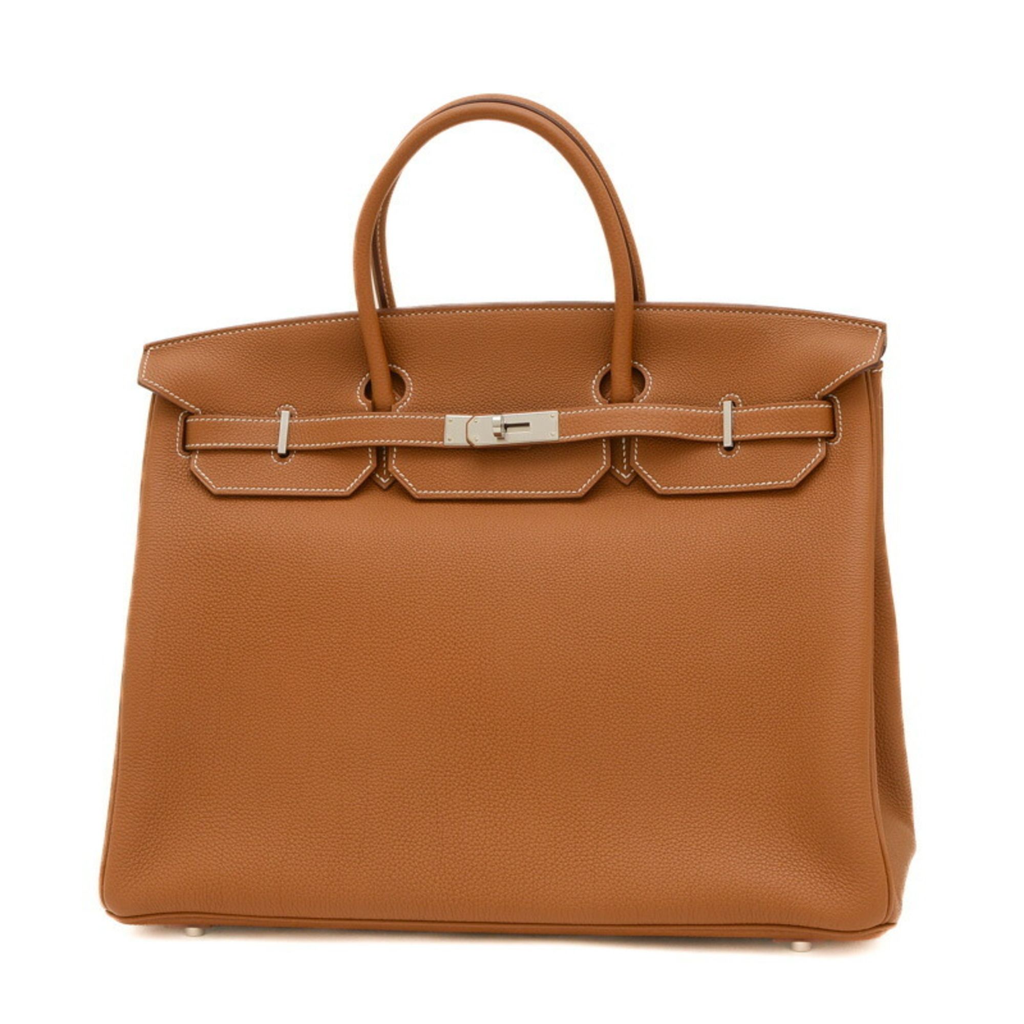 Hermes Birkin 40 Handbag Togo Gold B Stamp