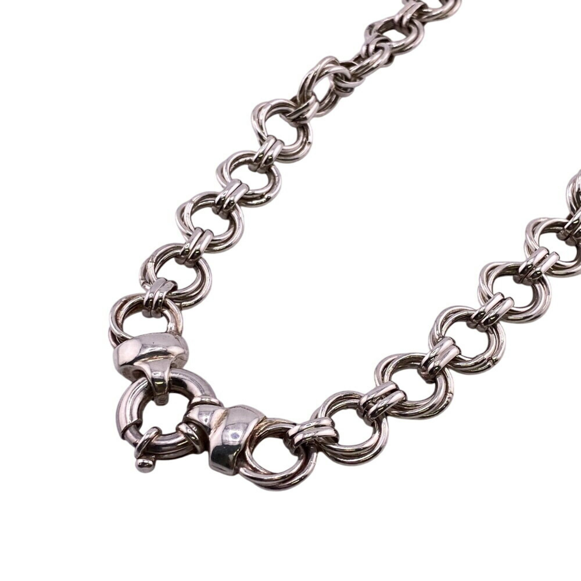 TIFFANY & Co. Tiffany Circle Link Trinity Necklace Chain Silver