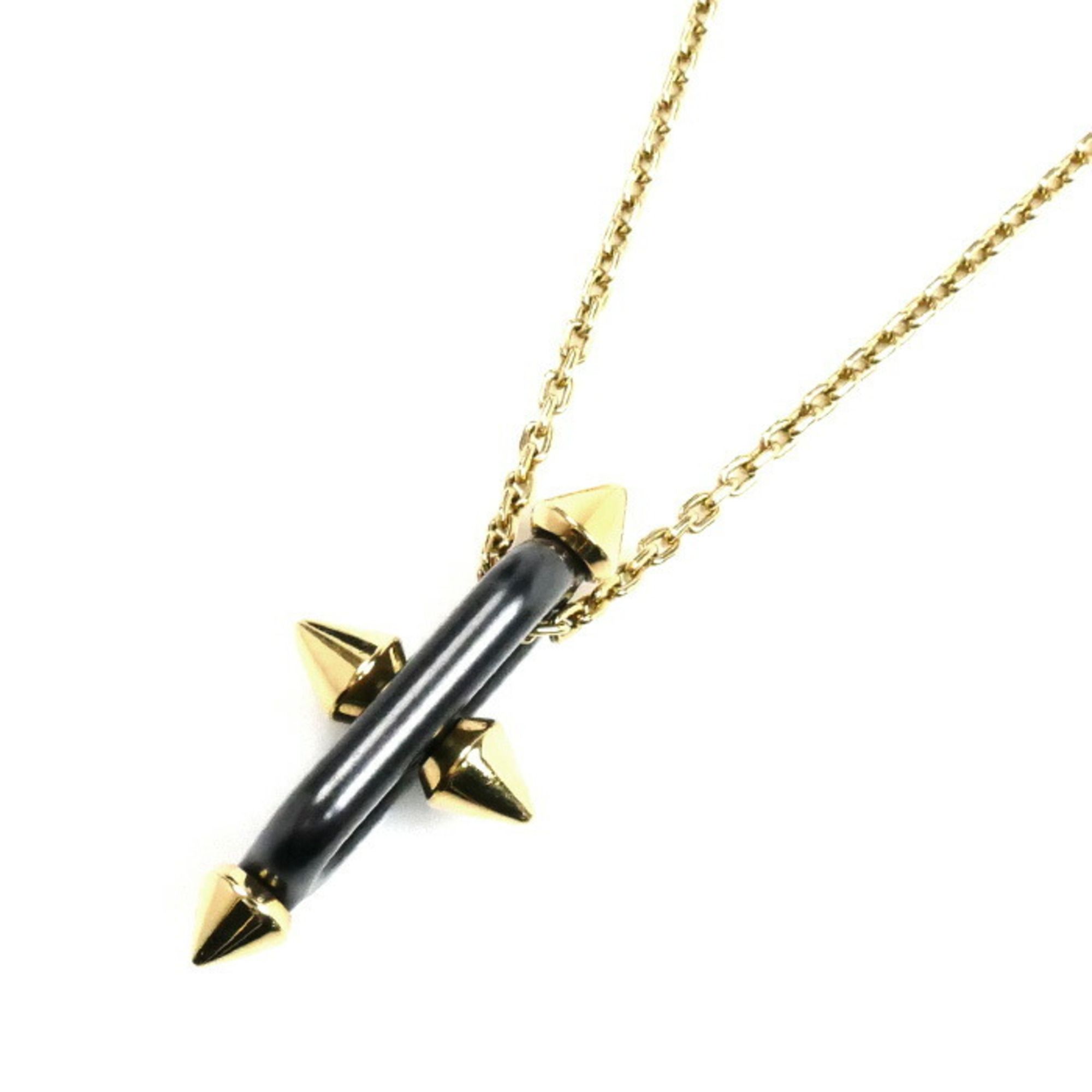 TIFFANY & Co. Tiffany 18K Yellow Gold Titan by Pharrell Williams Necklace 73467853 15.3g 55cm Men's