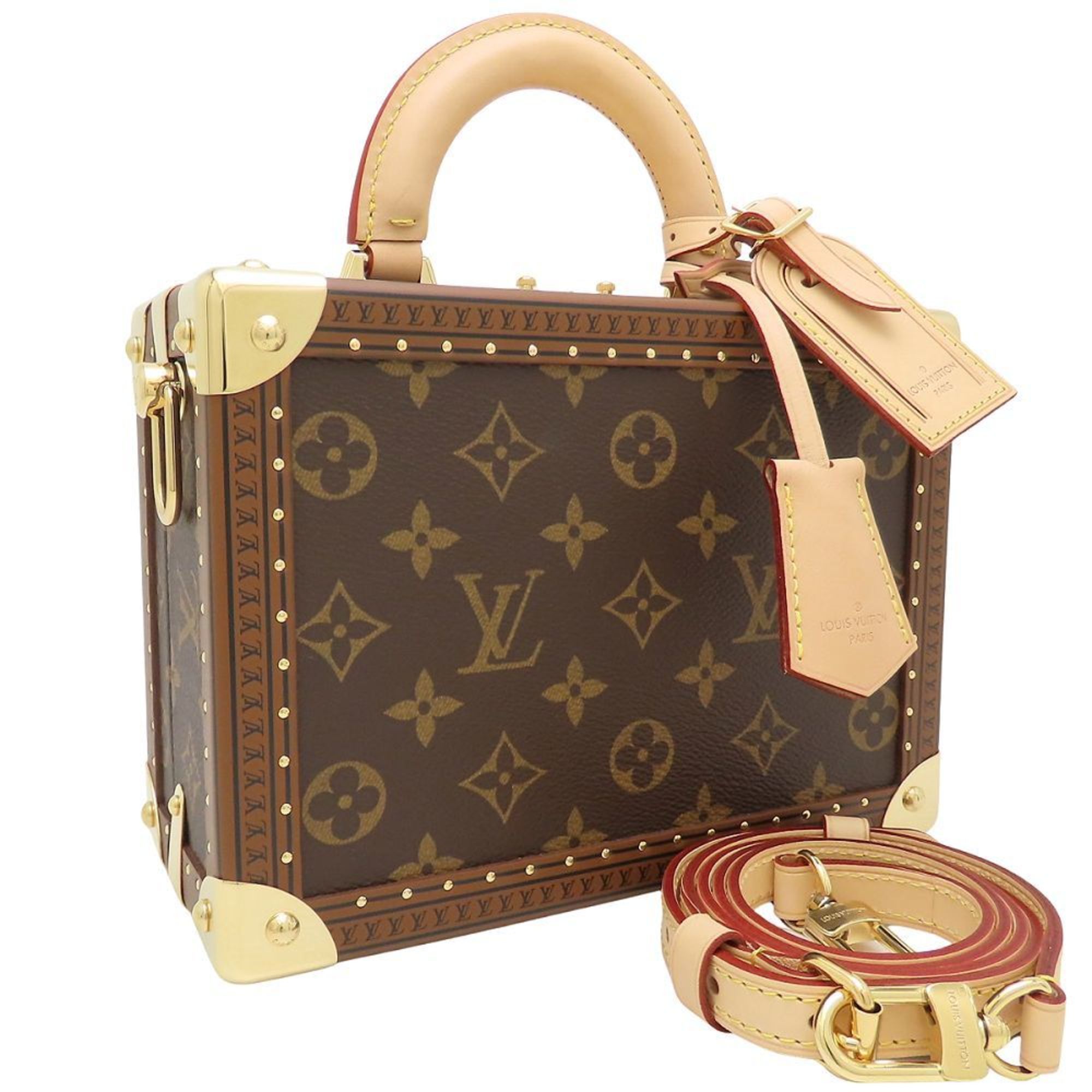 LOUIS VUITTON Monogram Petite Valise M20468 Handbag, 2-Way, Brown, Women's, 352650