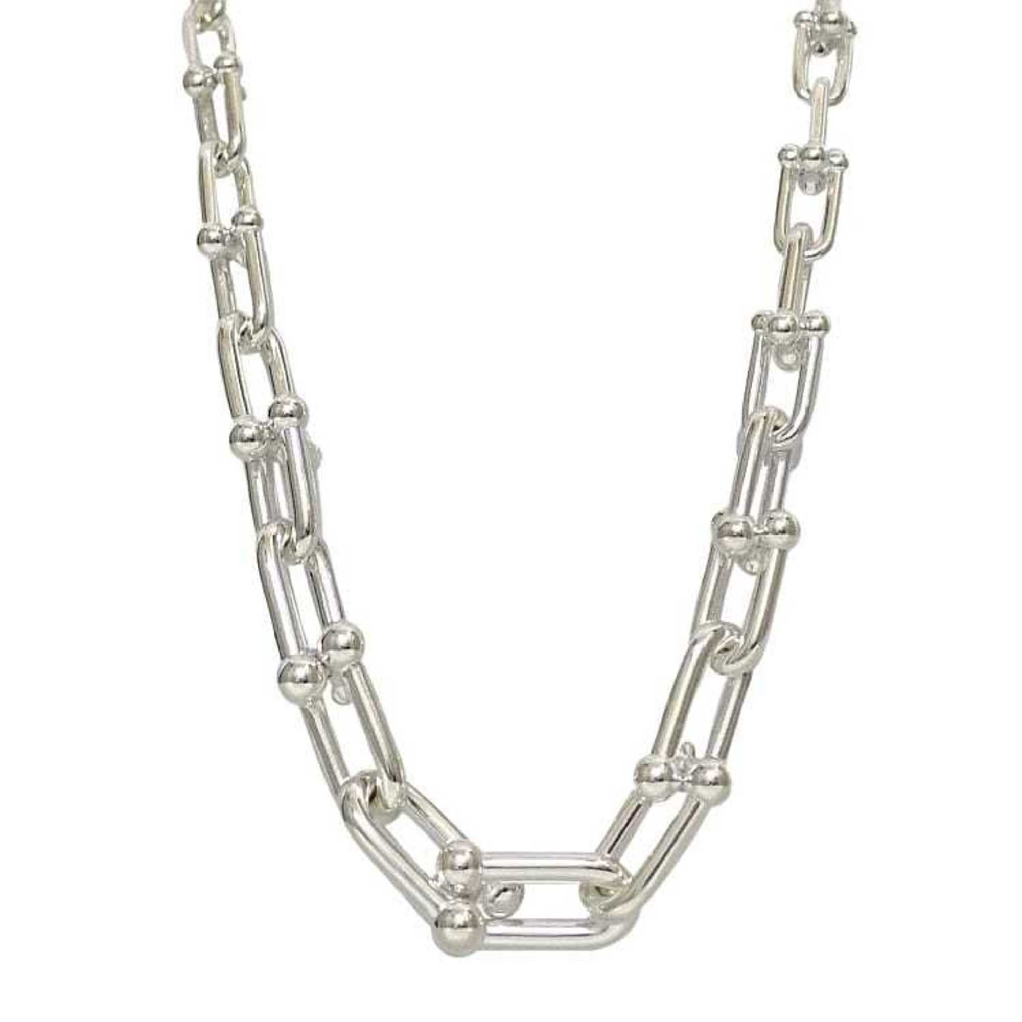 Tiffany Necklace Hardware Graduated Link f-23451 Silver 60153092 Ag 925 TIFFANY&Co. Chain Men's Wome