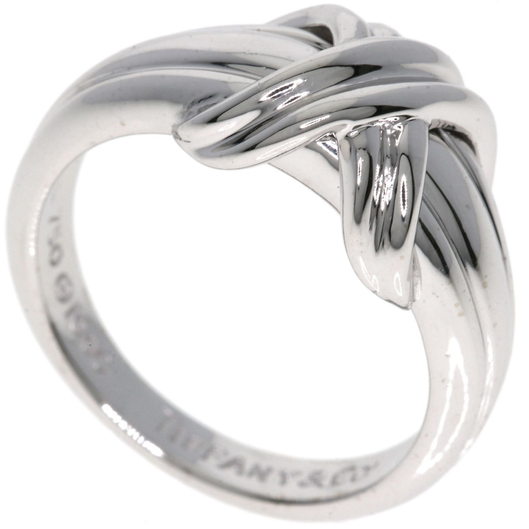 Tiffany Signature Ring in 18K White Gold for Women, TIFFANY & Co.