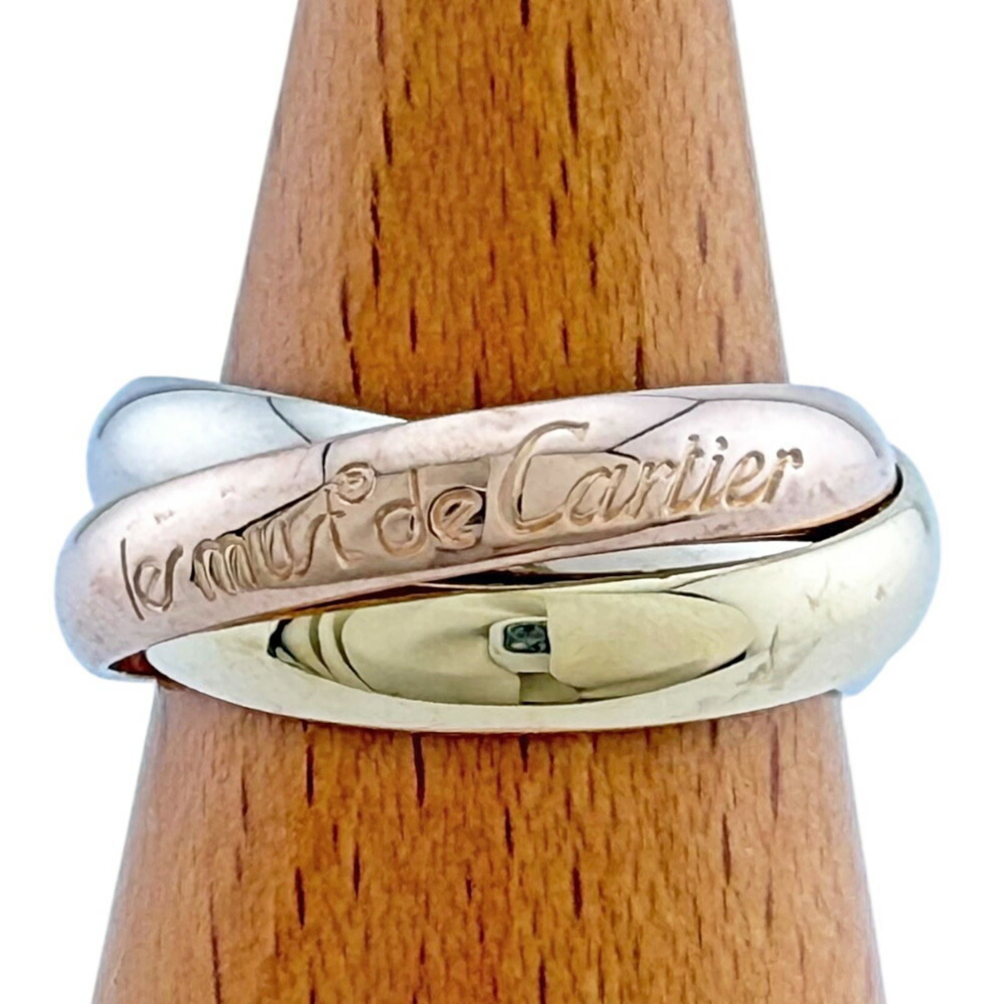 Cartier Trinity Ring, Size 10.5, 18K, Women's, CARTIER