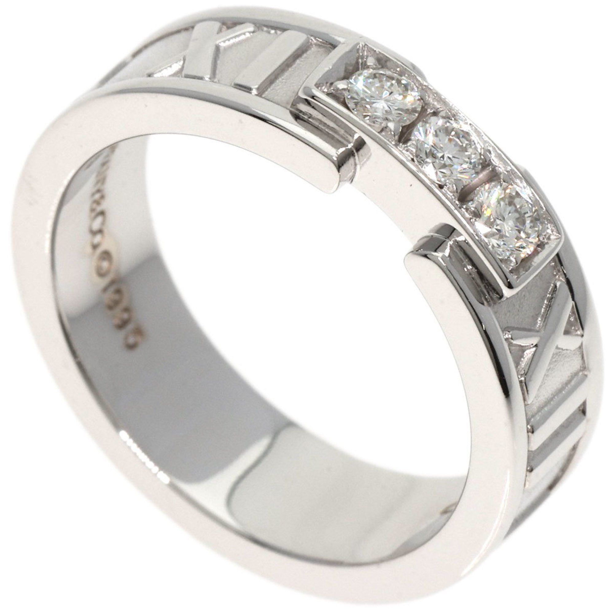 Tiffany Atlas Diamond Ring, 18K White Gold, Women's, TIFFANY&Co.
