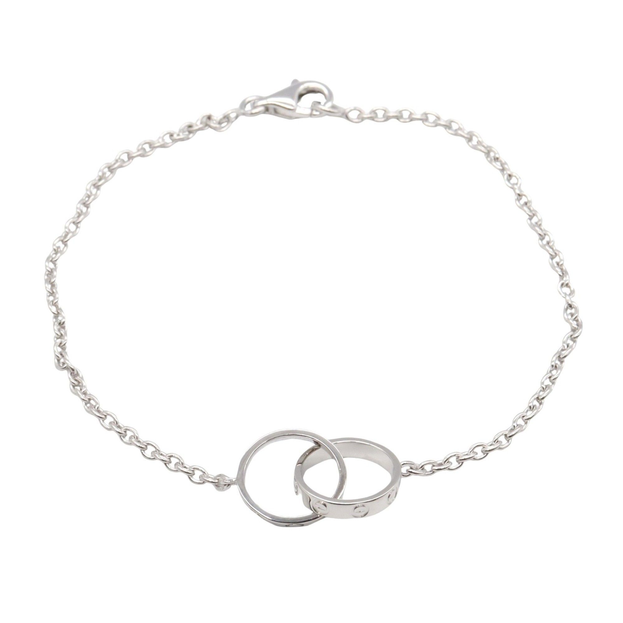 Cartier Baby Love Bracelet in 18K White Gold (Silver) for Women (B6027200)