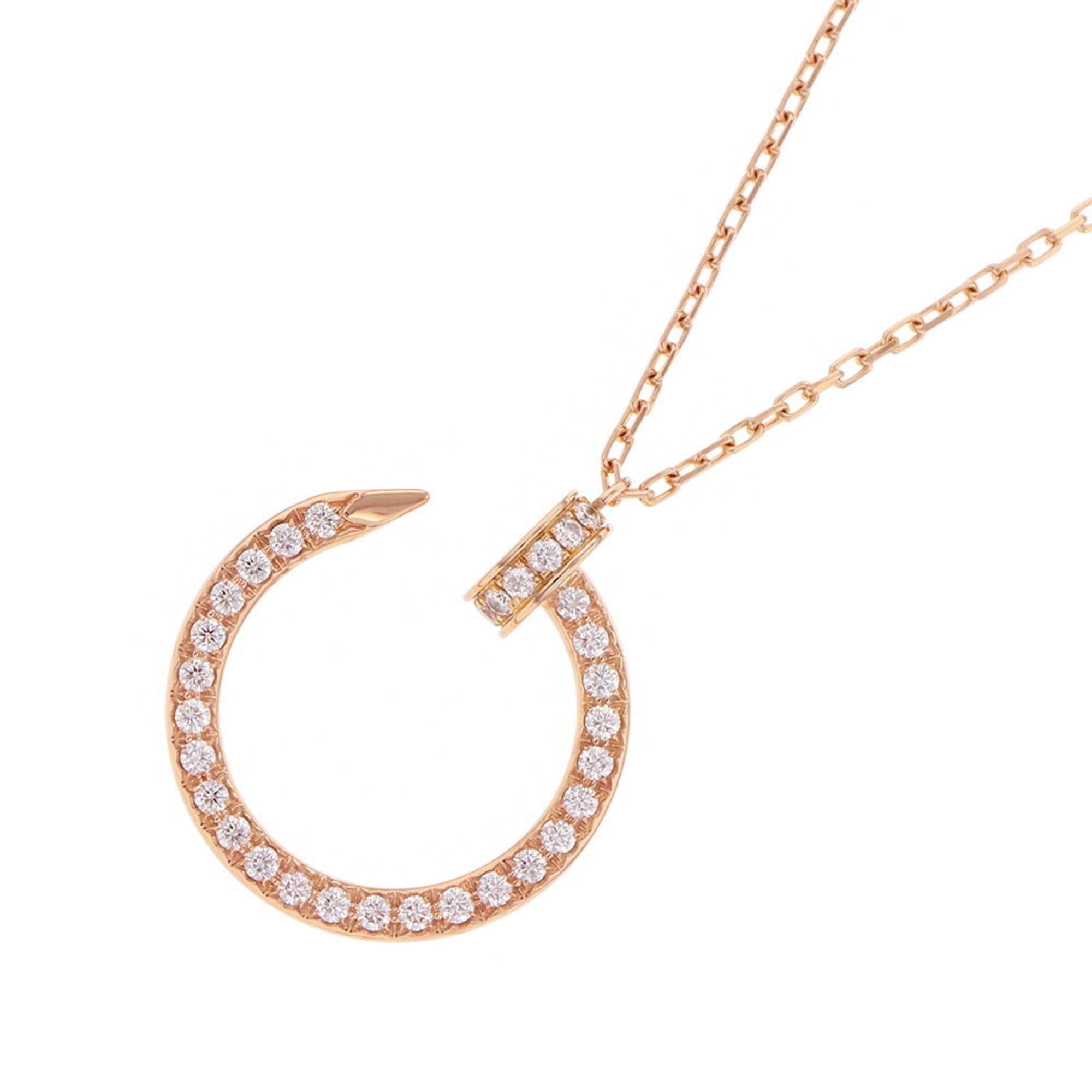 Cartier Juste un Clou pendant necklace, 36 diamonds, 0.38ct total, 18K pink gold, B7224893