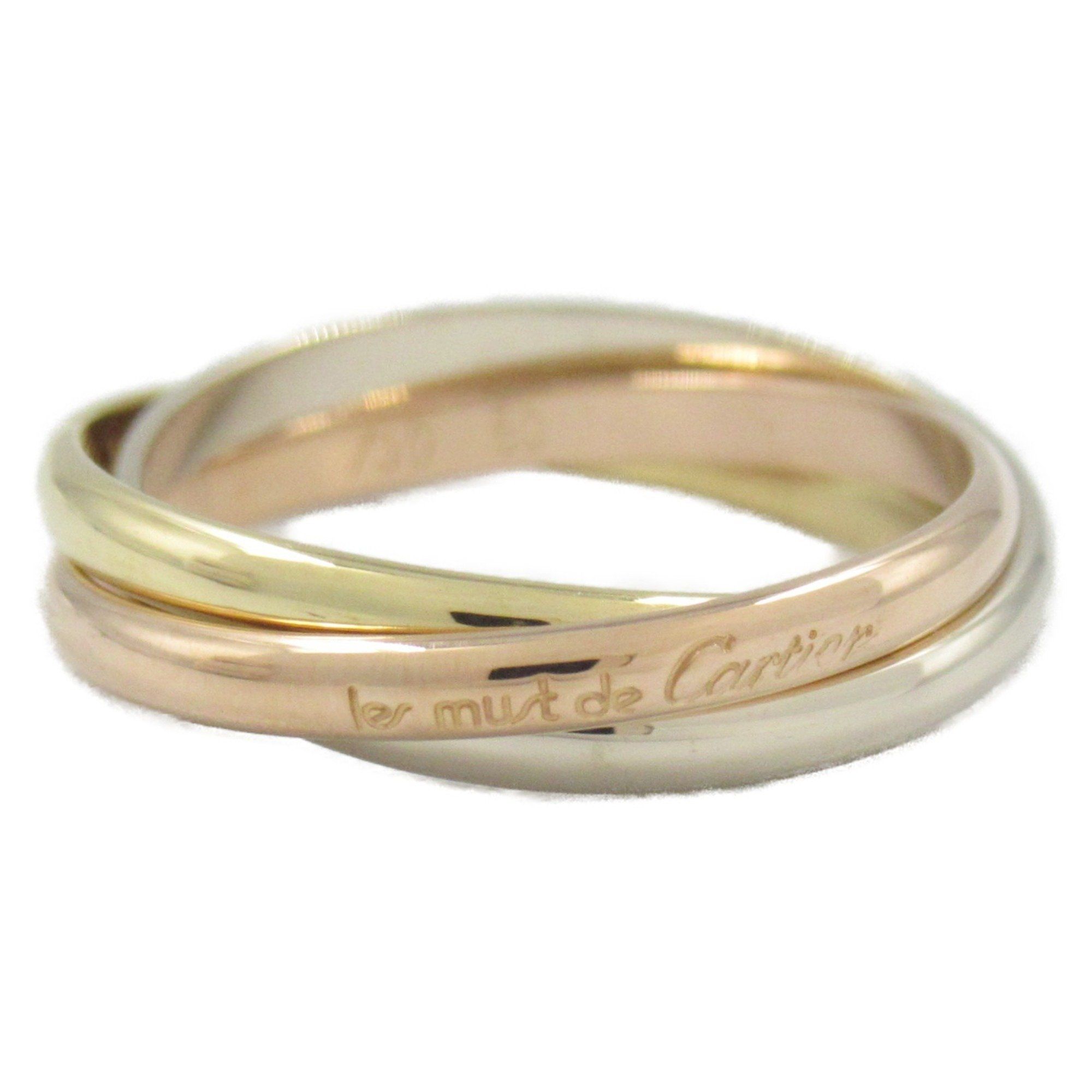 Cartier Trinity Ring SM K18 (yellow gold) K18WG (white K18PG (pink Men's Women's Gold Silver