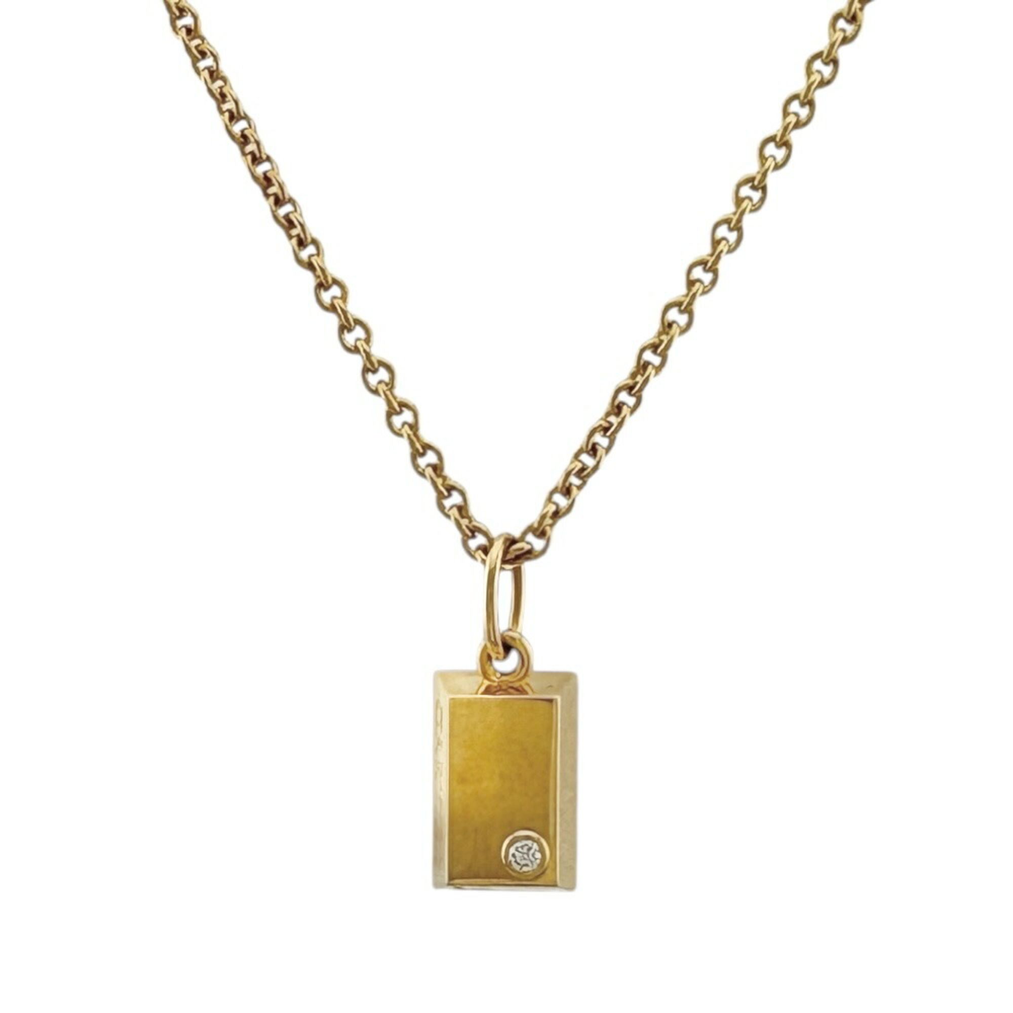 Cartier Ingot Necklace, 18K Diamond, Women's, CARTIER