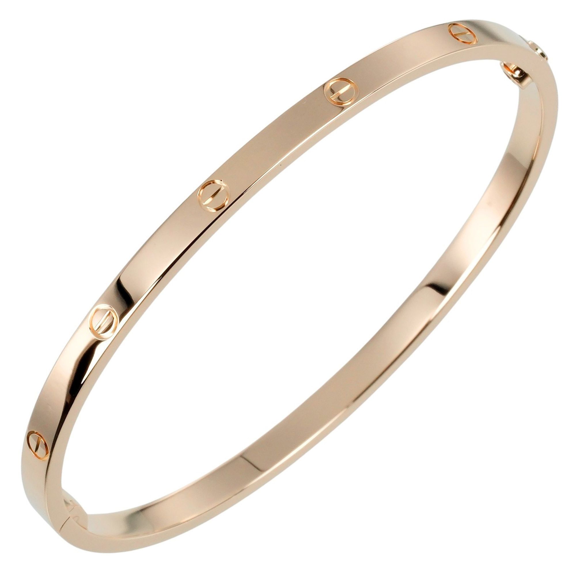 Cartier Love SM Bracelet #17 K18PG Pink Gold Approx. 18.75g