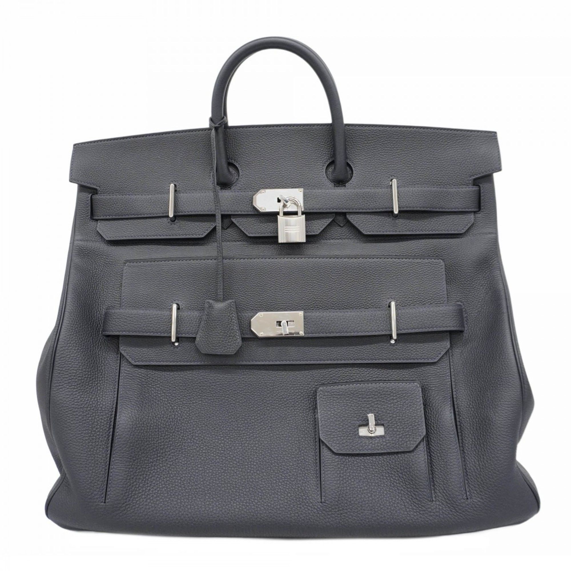 Hermes handbag Haute Couture 50 multi-pocket Togo Cabane B engraved men's