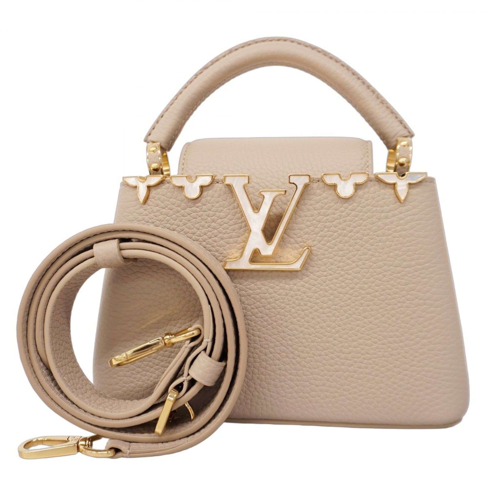 Louis Vuitton Capucines Mini Handbag M11341 Galle Women's P1155627