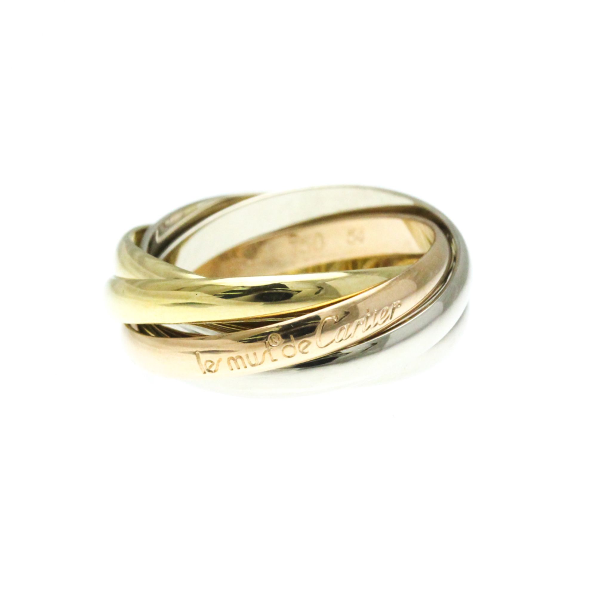Cartier Trinity Gold Fashion No Stone Band Ring Pink Gold,Silver,Yellow Gold