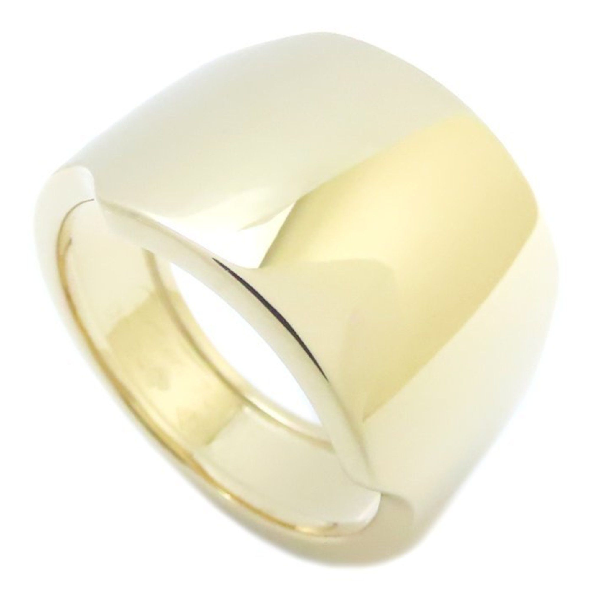 CARTIER Santos-Dumont Ring #60 K18YG Yellow Gold 293986