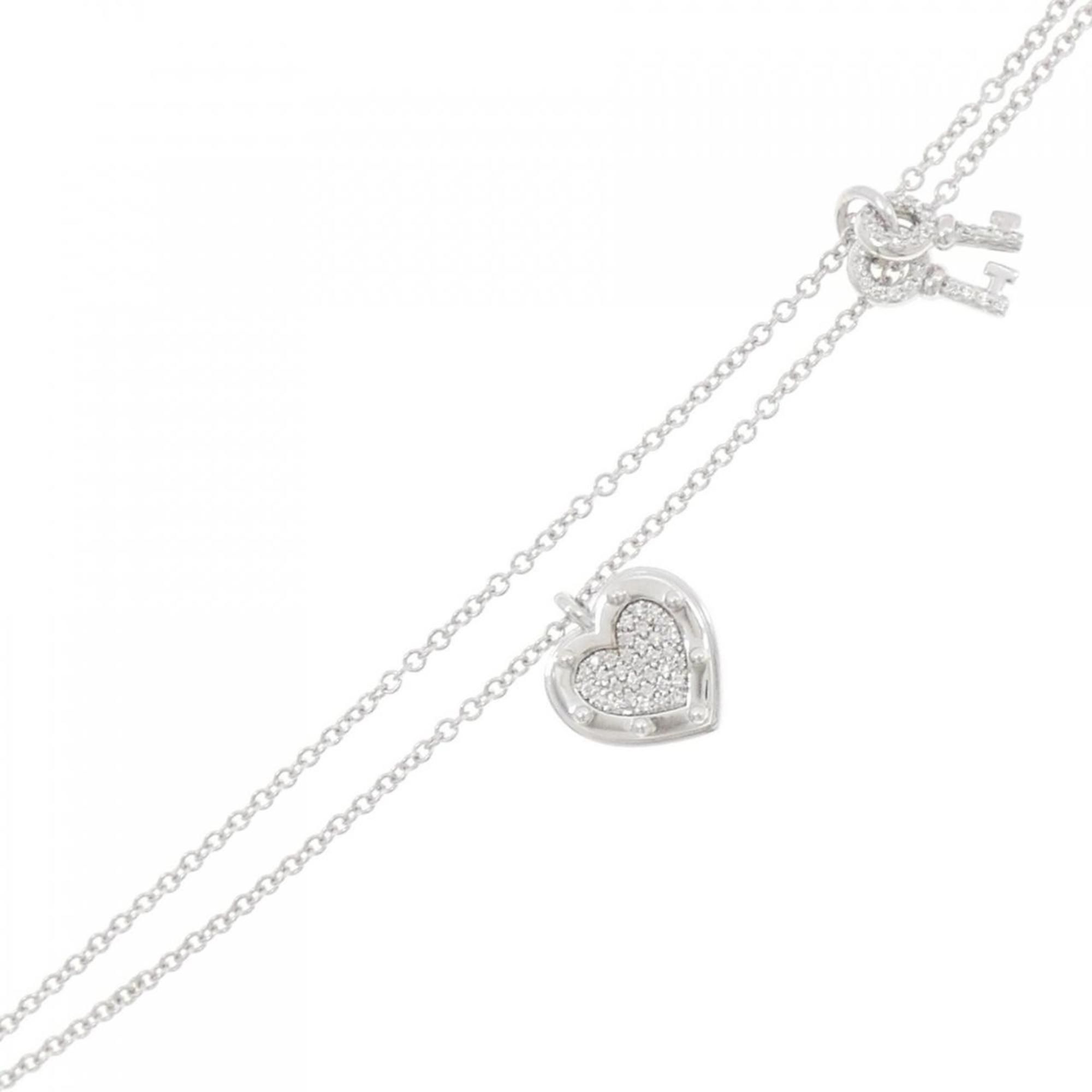 Tiffany Heart x Key Diamond Bracelet