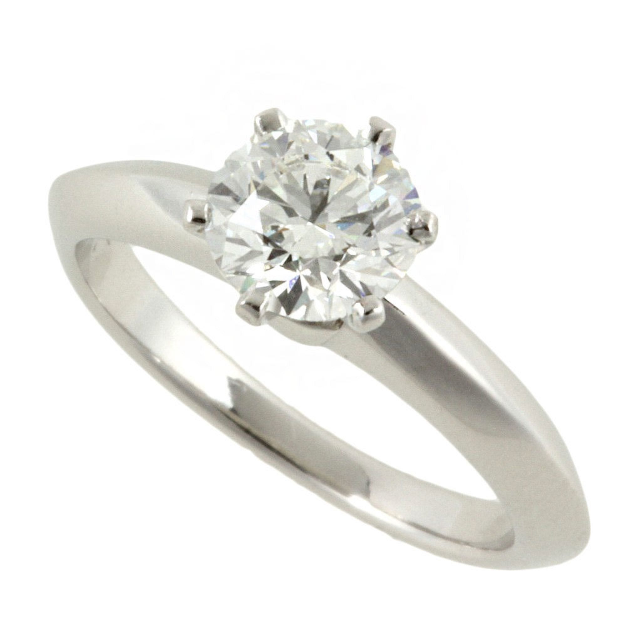 Tiffany TIFFANY & Co. Marriage Ring Pt950 Diamond 0.851ct (H-VVS2-EX-NONE) No. 6.5