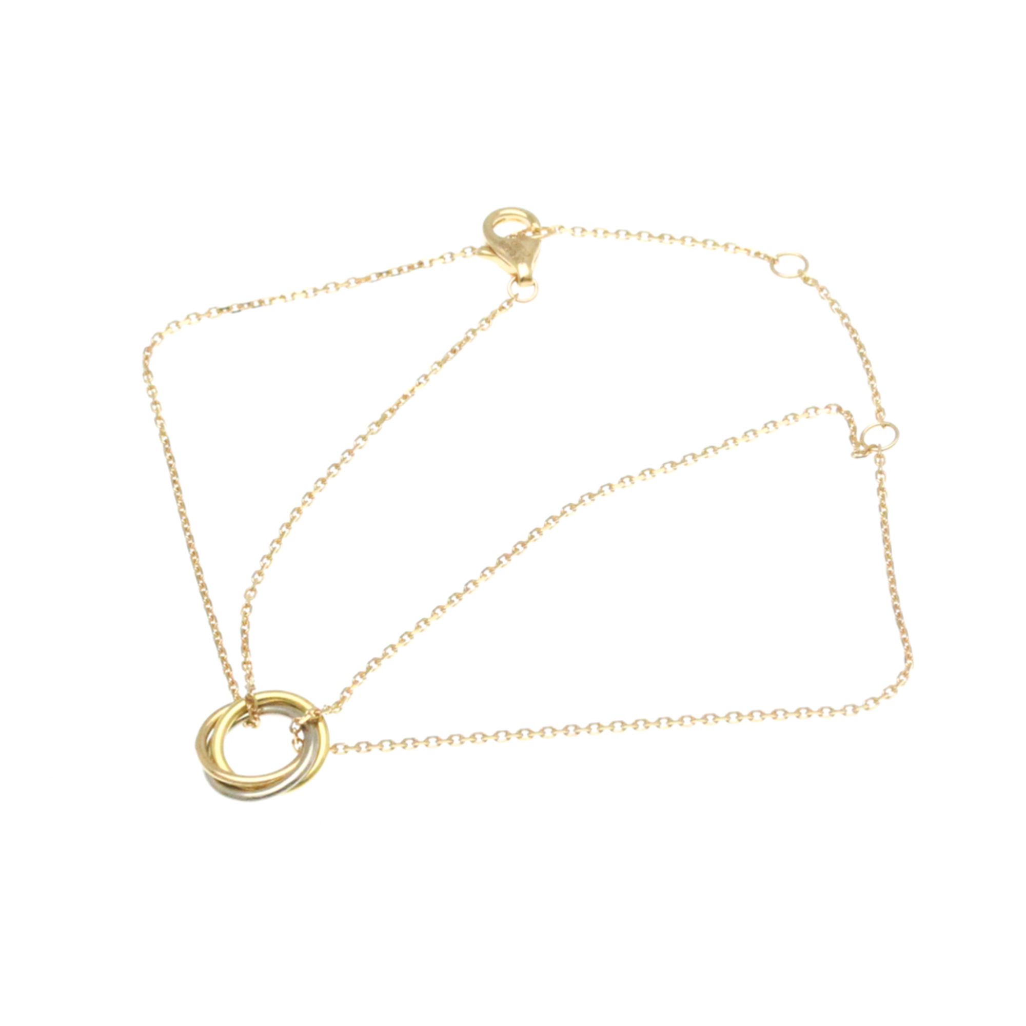 Cartier Baby Trinity Bracelet Pink Gold (18K),White Gold (18K),Yellow Gold (18K) No Stone Charm Brac