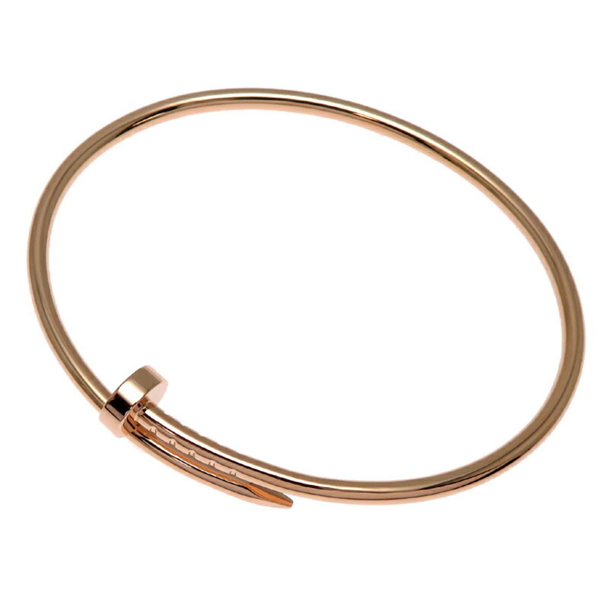 Cartier Juste Uncre Small Women's Bracelet B6062516 750 Pink Gold