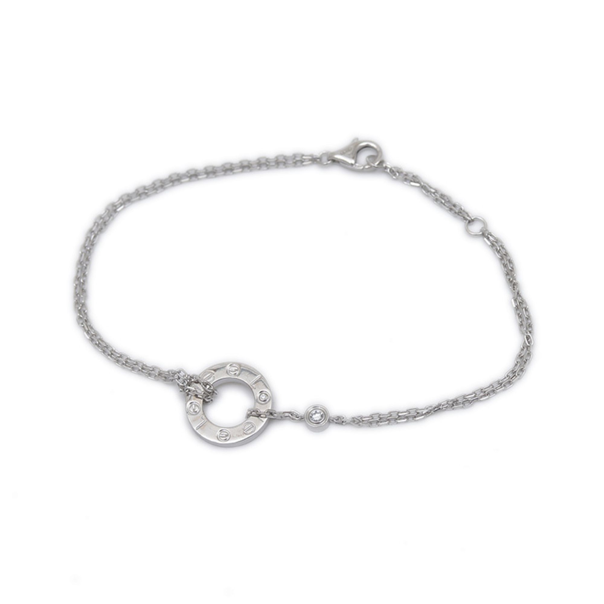 Cartier Love Circle Bracelet Diamond K18WG BP