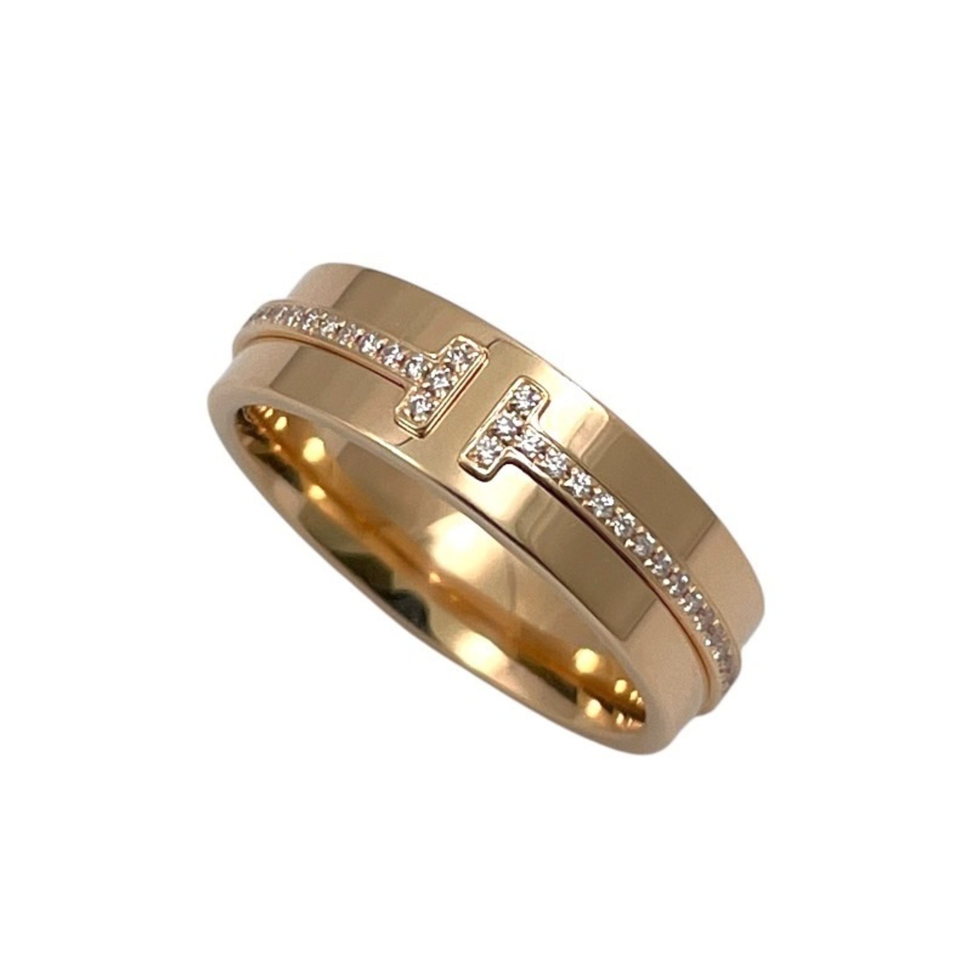TIFFANY & Co. Tiffany T Two Ring, 18K Pink Gold, Women's