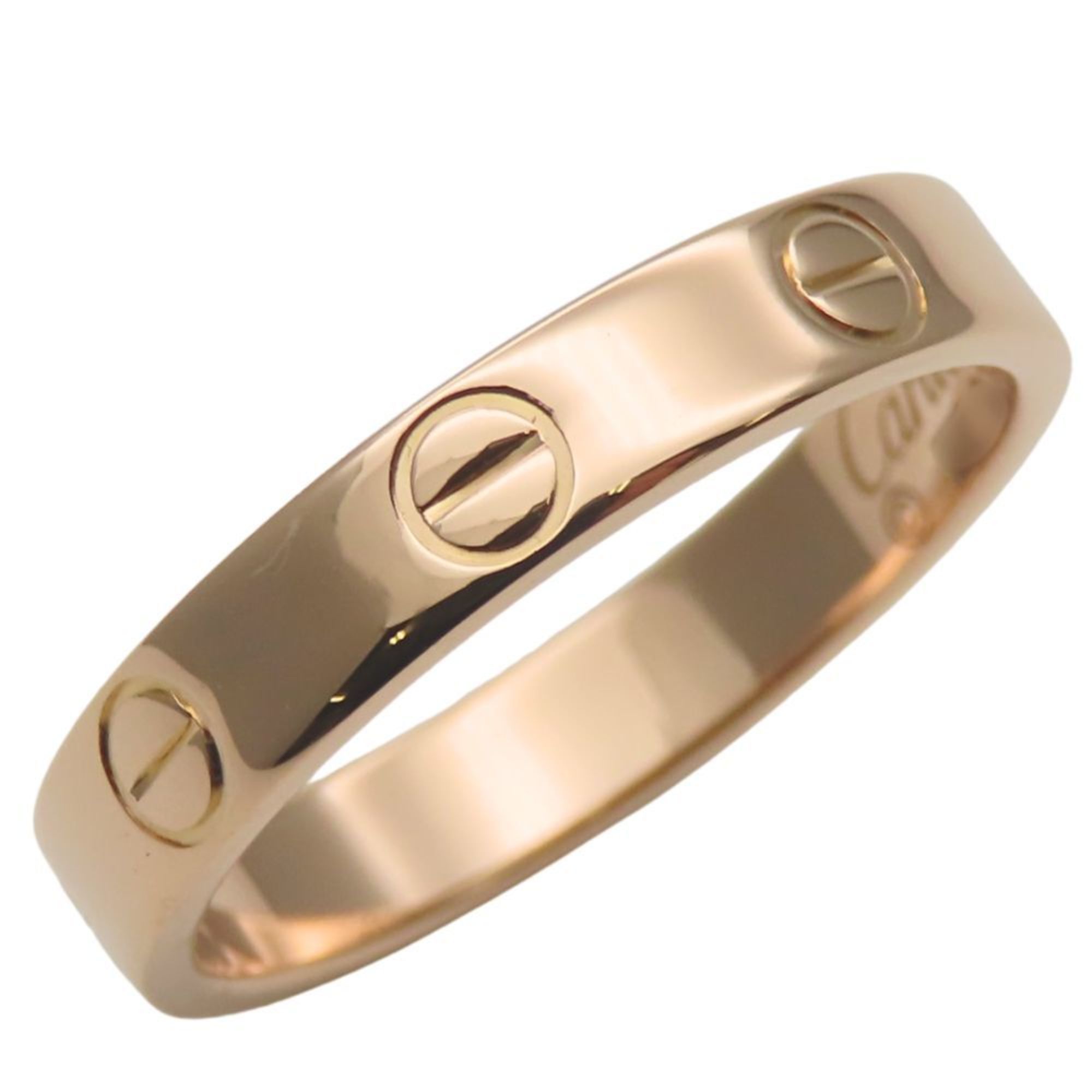 Cartier Mini Love Ring, 53K, 18K Pink Gold, approx. 3.6g, Women's, CARTIER