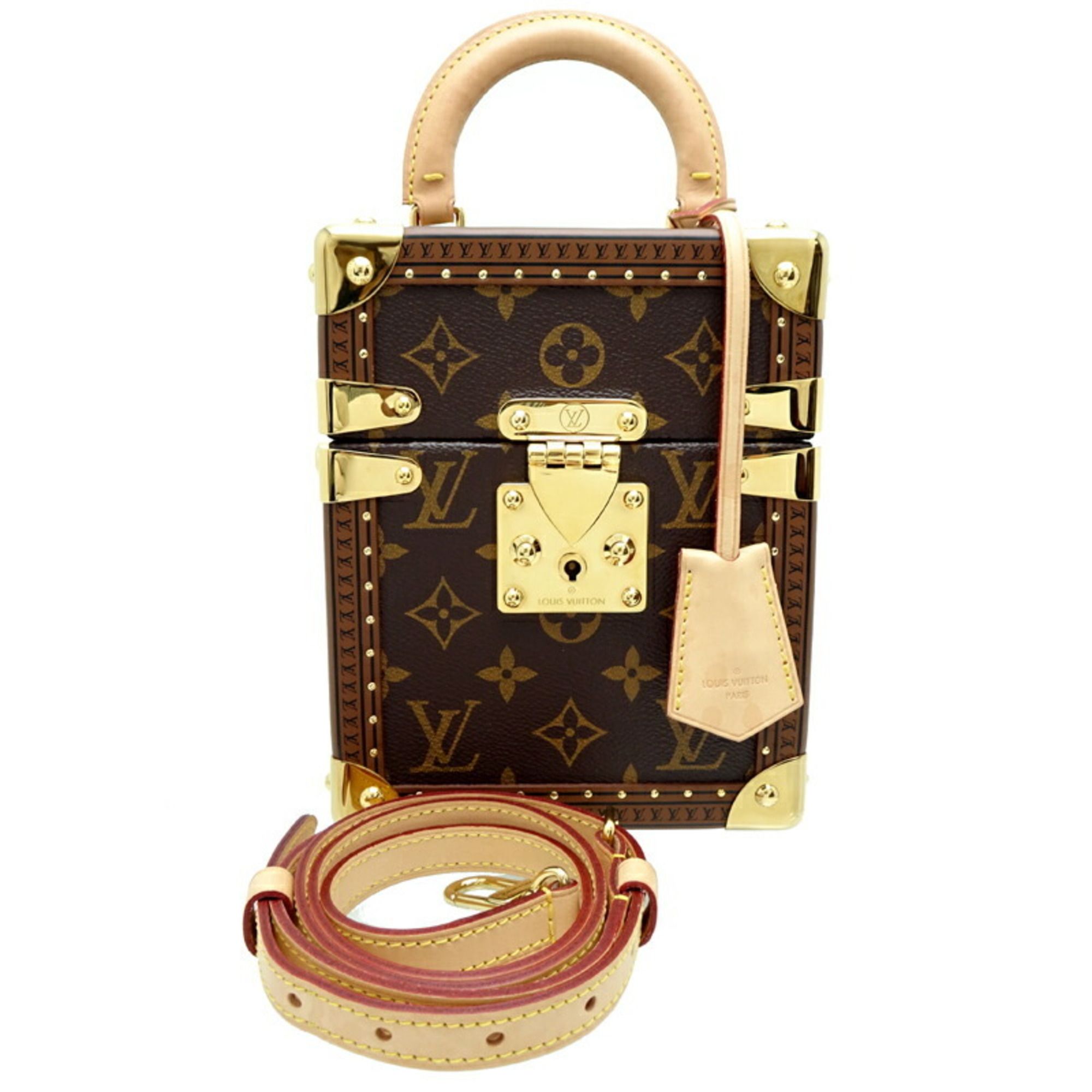 Louis Vuitton Camera Box Women's Handbag M10079 Monogram Brown