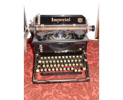 Imperial N660 typewriter with dust jacket 