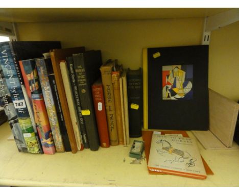 An unusual collection of art related books including first edition of The Letters of Eric Gill, published by Jonathan Cape, L