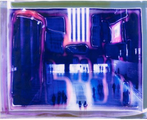 limited edition lambda print under Perspex from original Polaroid (print 2006), numbered 1/3, 'Maurizio Galimberti Instant Ar