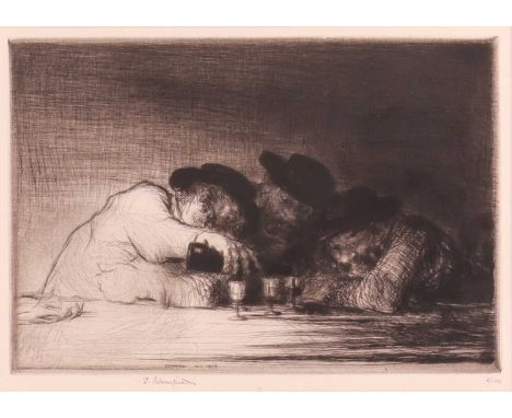 signed in pencil 'E. Balmpied' (lower left), numbered 2/100 in pencil (lower right), signed and dated Dec. 1927 in the plate,