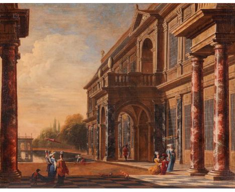 oil on canvas, 65.5 x 82.5 cm, in an ornate giltwood frame 104 x 87 cmProvenance  Deceased estate, UK.  The canvas has been l