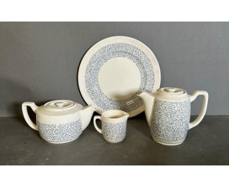 A part Ashworth Bros "Lady Casson" SS Canberra blue maze coffee/tea service