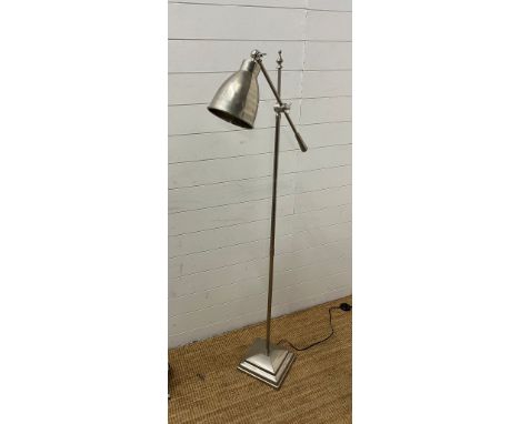 A chrome standard light 