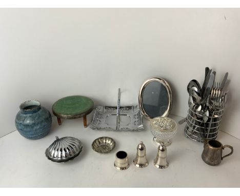 Cutlery, Bobbin Flange and Plated Ware etc 