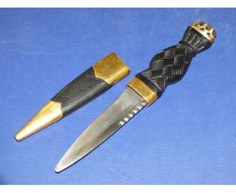 A VINTAGE SCOTTISH SKEAN&nbsp;DHUB DIRK